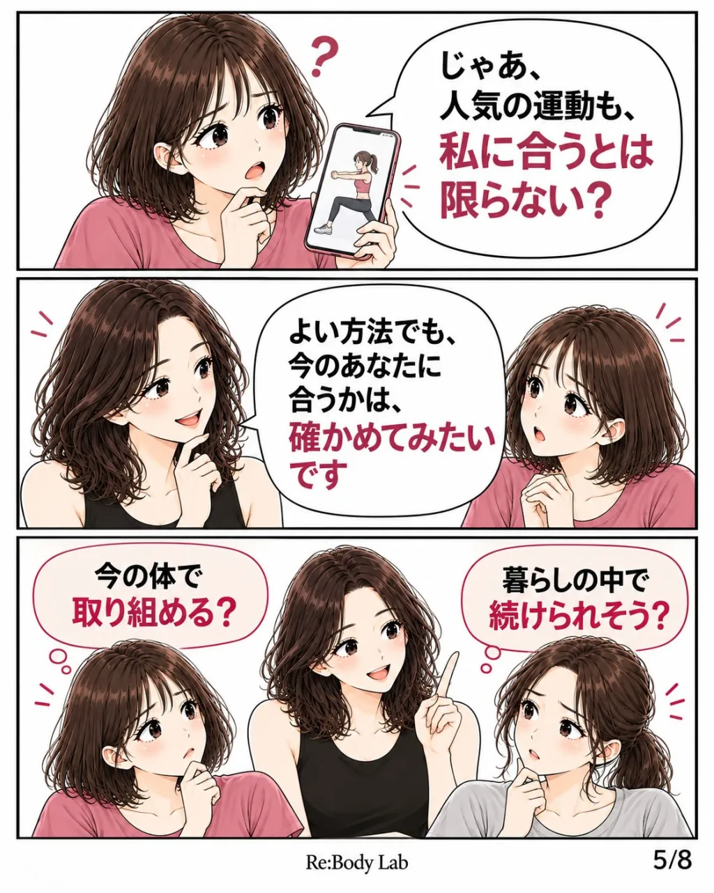 「友達も下腹が気になるって。